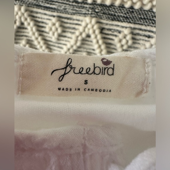 Freebird white boho top size small - Picture 5 of 5